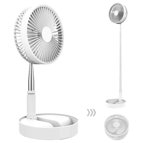 Tragbarer wiederaufladbarer faltbarer Tischventilator