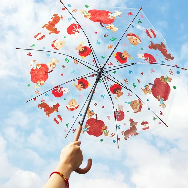 Damen kindgerechter Regenschirm Hover Image
