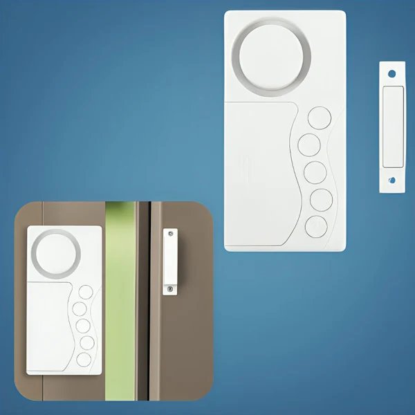 Sofortige Alarmmodi – 108dB Laut Slim Design – Einfache Installation – Schützt Kinder & Haussicherheit