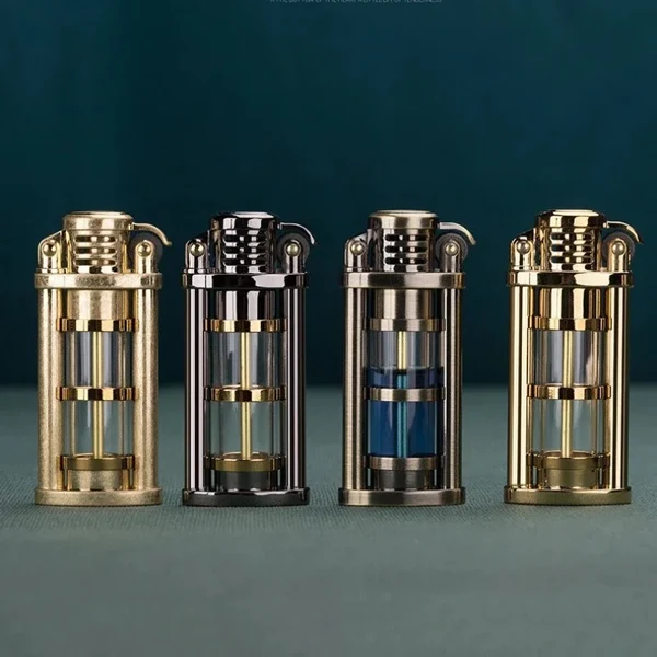 Zeitloses Ignite Transparent Kraftstoff Kerosin Feuerzeug Hover Image