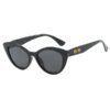 Damen extravagante Cat-Eye Sonnenbrille mit schützendem UV-Filter