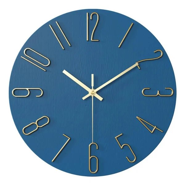 Designer-Wanduhr für das Wohnzimmer mit schlichter Form und Stil