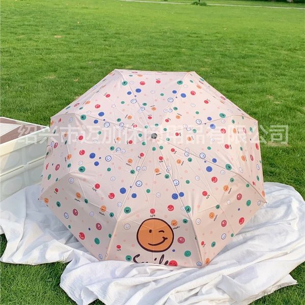 Damen Faltbarer Regenschirm mit lustigem Design