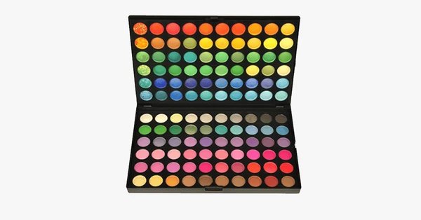 120 Regenbogen-Lidschatten – Kreieren Sie jeden gewünschten Look mit 120 verschiedenen Farbtönen