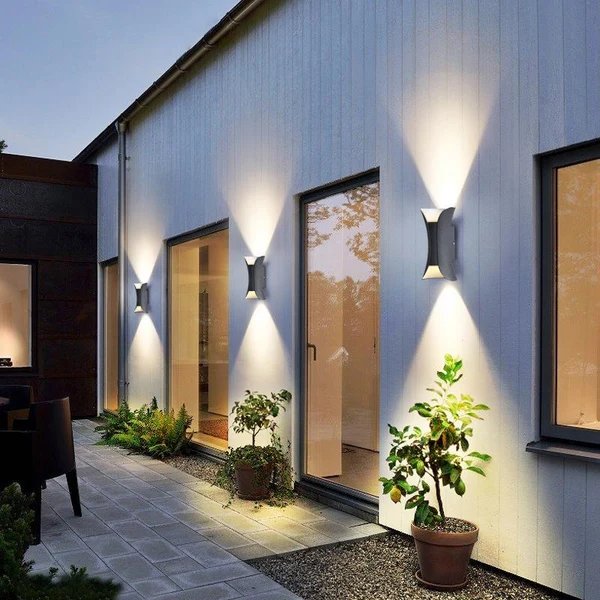 LED-Außenwandleuchte | Wasserdicht mit Up- und Down-Beleuchtung