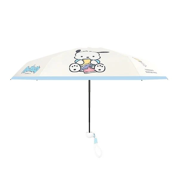 Damen kreativer Faltregenschirm mit niedlichem Pochacco-Motiv