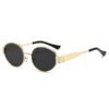 Damen Vintage Sonnenbrille im ovalen Design