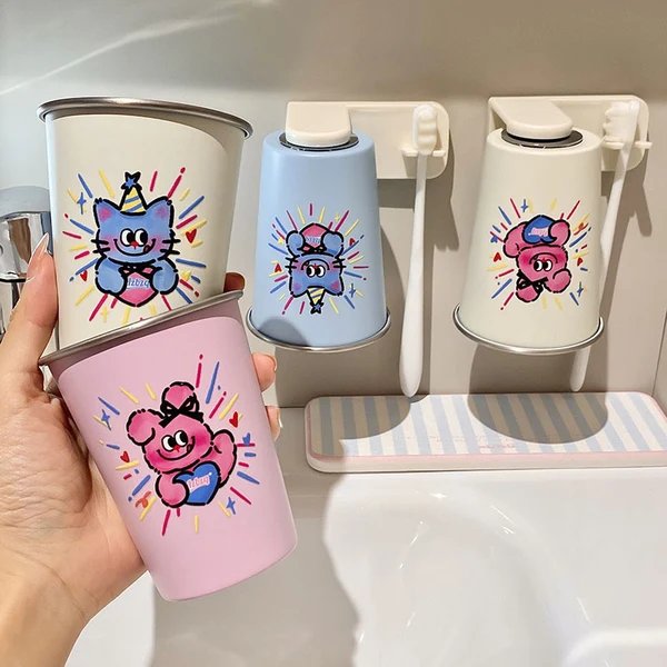 Wandbecherhalter mit Kreativem Tierdesign