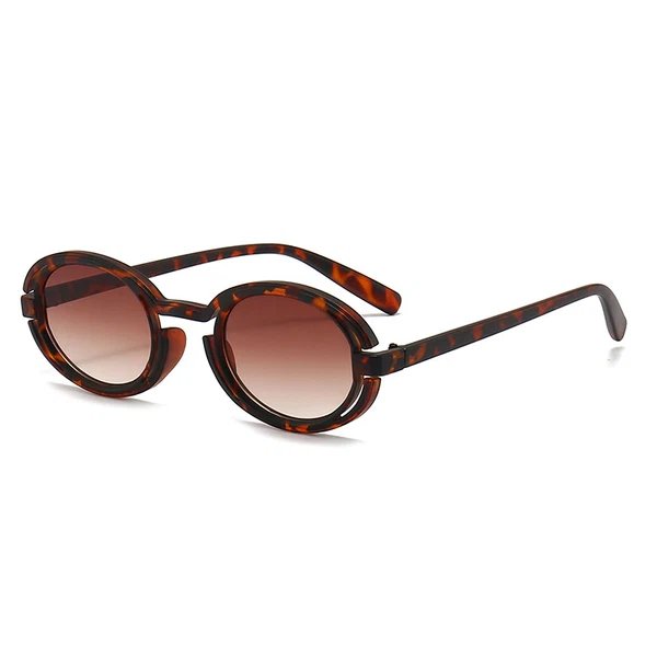 Damen Runde Sonnenbrille im modernen Retro-Stil