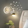 LED Kinderzimmer Wandleuchte mit Sternenhimmel – Moderne Wandlampe für Kinder