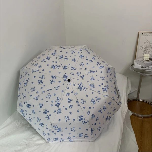 Damen Faltbarer Regenschirm mit innovative Aufbewahrungstasche Hover Image