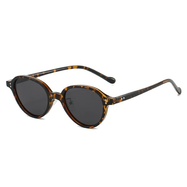 Damen Vintage-Inspirierte Sonnenbrille mit stilvollem ovalen Rahmen