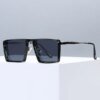 Damen Oversized Designer-Sonnenbrille mit einzigartigem Rahmendesign