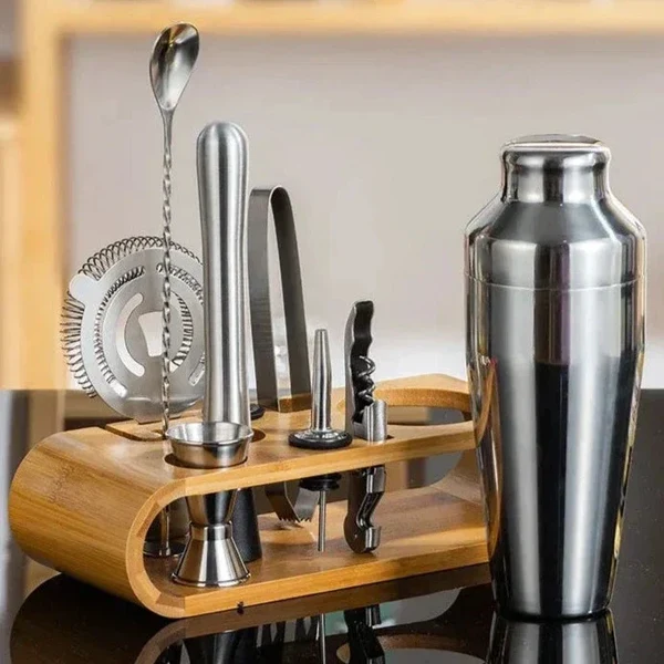 Stirré Elite Cocktail Set – Luxus Metall Bar Set Essentials