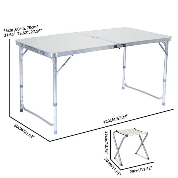 Outdoor Wasserdicht Verstellbar Faltbar Picknicktisch Set