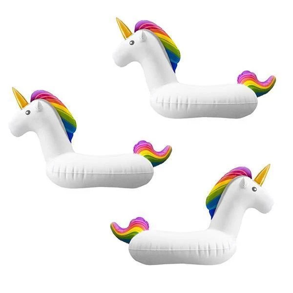 Unicorn Getränkefloß (Set aus 3)