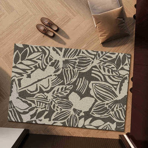 Botanisches Muster Indoor Teppich Hover Image