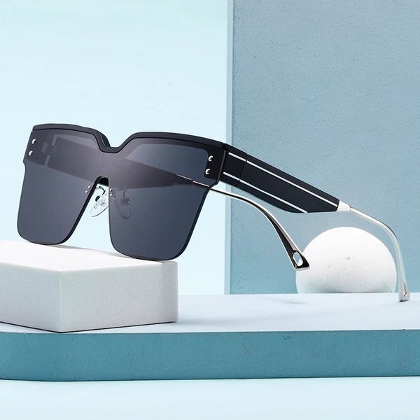Damen Fashion Sonnenbrille mit geometrischem Design und UV-Schutz