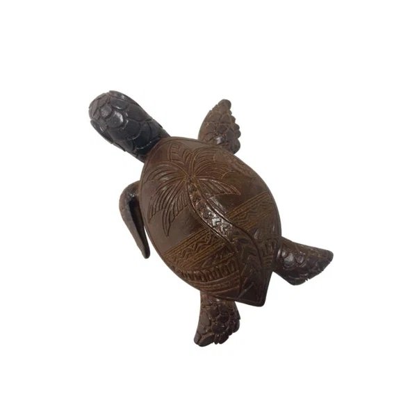 Holzskulptur Hawaii-Schildkröte