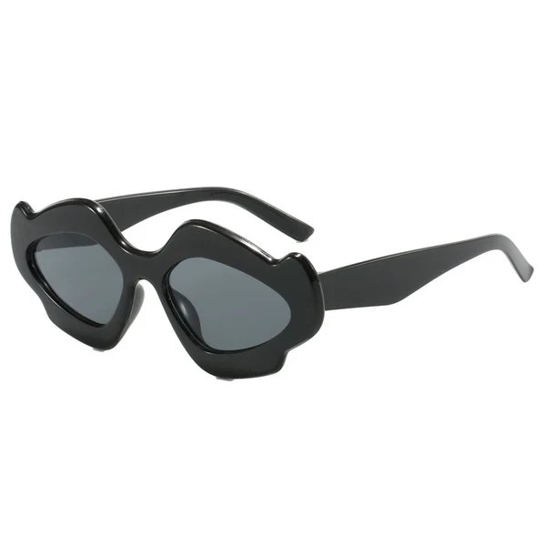 Damen kreative Oversized-Sonnenbrille im zeitgenössischen Design
