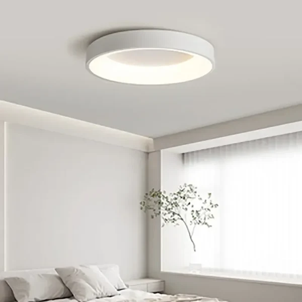 AuroraGlans – Skandinavische runde LED-Deckenleuchten für Wohnzimmer und Schlafzimmer