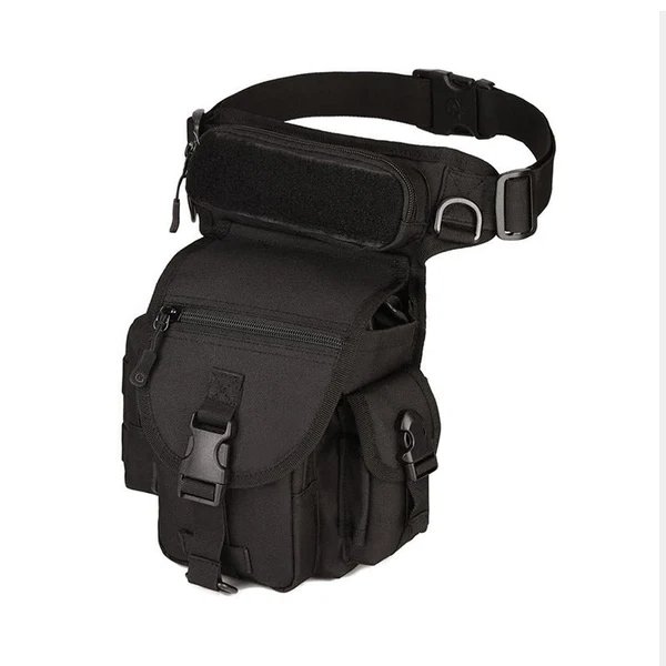 Wasserdichte taktische Hüfttasche aus Nylon für Herren, Beintasche, Reisetasche