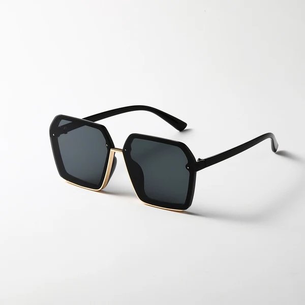 Damen kreative oversized Sonnenbrille mit einzigartiger Geometrie