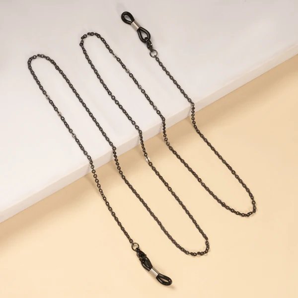 Elegante Metallbrillen-Kette