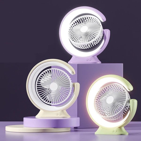Kleiner Ventilator mit Licht