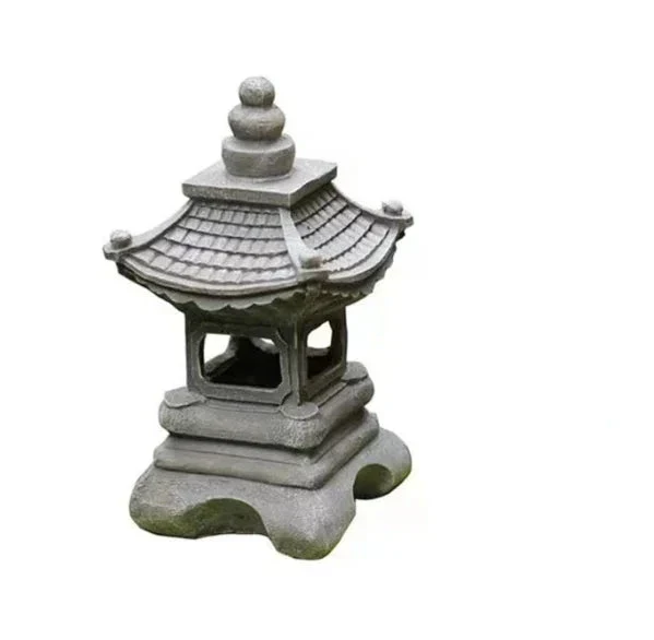 Japanische Gartenlaterne – Wetterfeste LED Außenbeleuchtung für Zen-Gärten