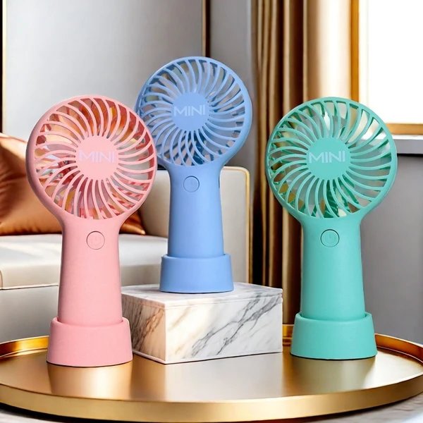 Damen Tragbarer Mini-Handventilator mit ergonomischem Design