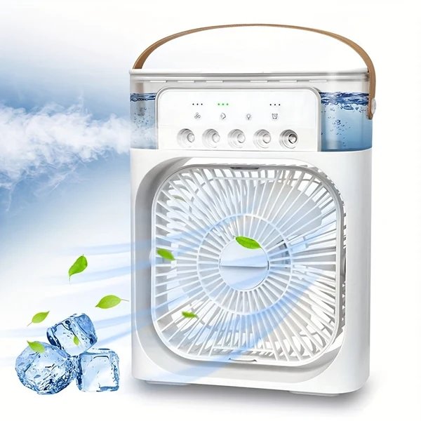5A 2V Tragbare 600ml Spray Kühler Ventilator Schreibtisch USB Wiederaufladbarer Parfüm Luftbefeuchter Klimaanlage A/C Kühler Ventilator 3 Windgeschwindigkeiten Hover Image