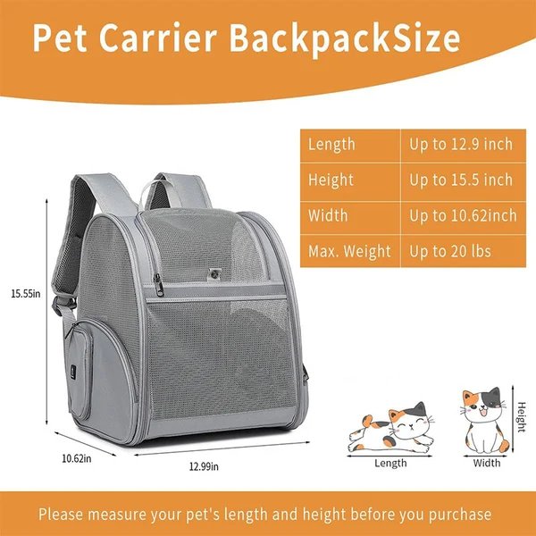 Tragbarer Haustierreise-Rucksack Hover Image