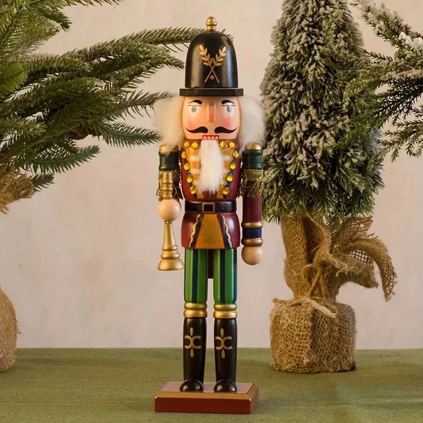 NussknackerJoy - Holz Nussknacker Soldatenfigur für zeitlosen Weihnachtszauber