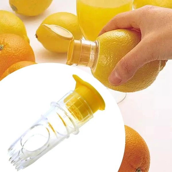 2-teiliges Zitronenpresse-Set mit Schraubanschluss – Frischer Saft überall und jederzeit!