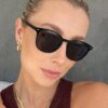 Damen modische Sonnenbrille mit robustem Kunststoffrahmen und hochwertigem UV-Schutz