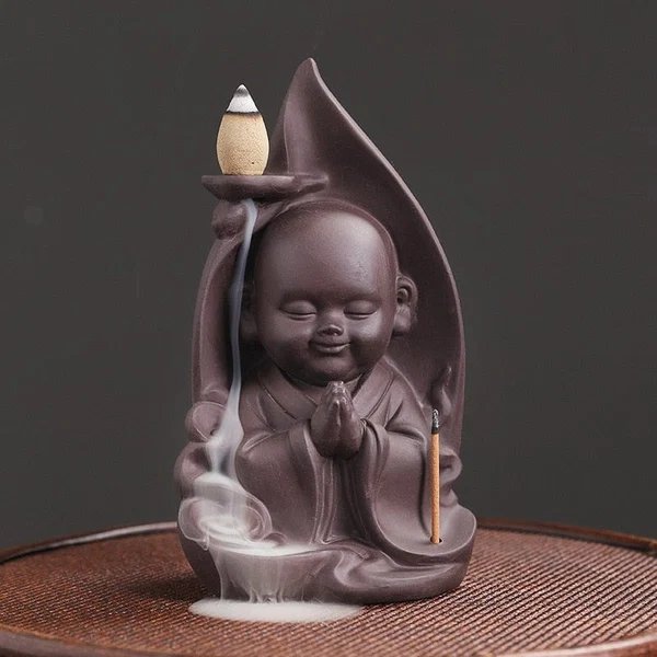 Zen Monk Räucherstäbchen Halter Schüssel