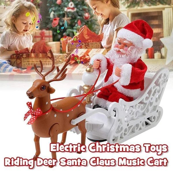Elektrische Santa Claus Spielzeuge Musik Rentier