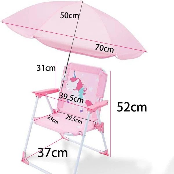 Damen Hochstuhl mit Sonnenschutz und tierischem Motiv Hover Image