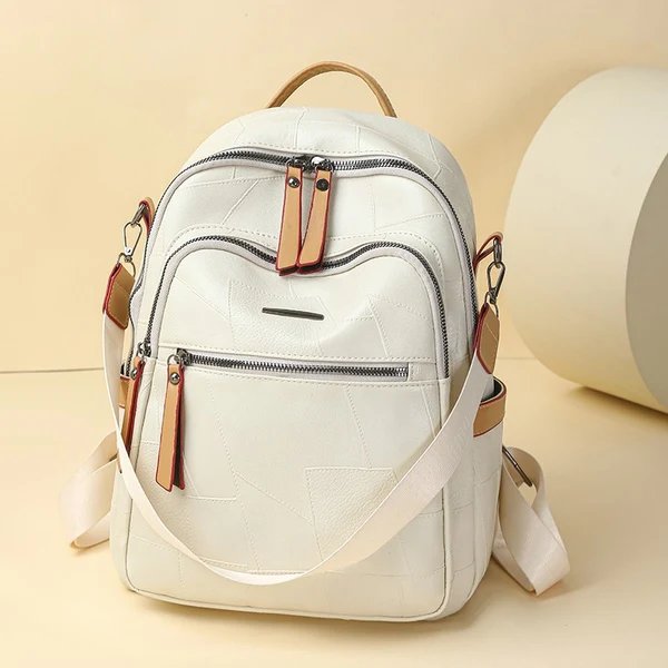 Vielseitiger multifunktionaler Leder Rucksack