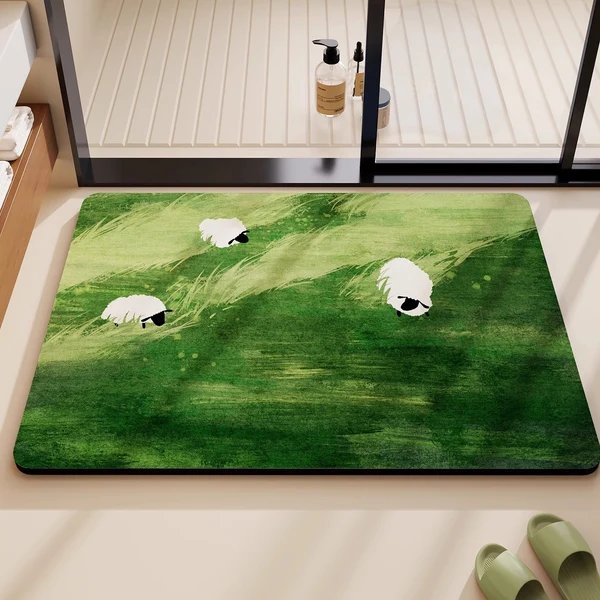 Verspielte Panda-Themen-Badmatte Hover Image