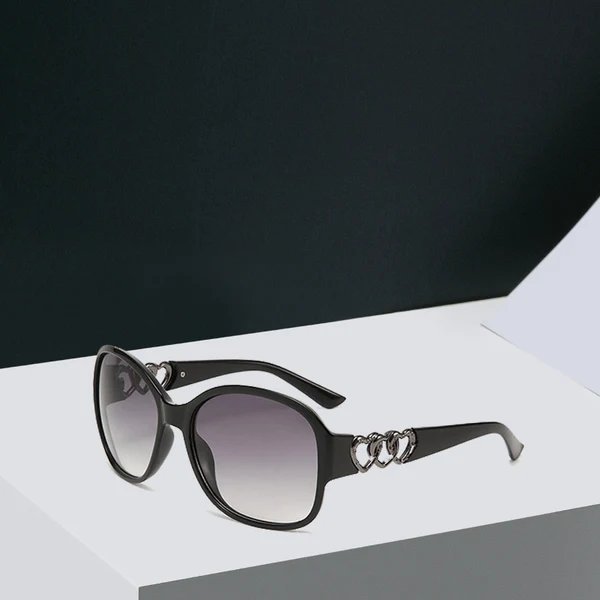 Damen elegante Sonnenbrille mit exquisite Rahmenverzierung