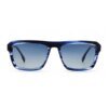 Damen modische Sonnenbrille mit modernem, breiten Rahmen und hochgradigem UV-Schutz
