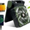 Tragbarer Solar-Camping-Lüfter LED-Licht