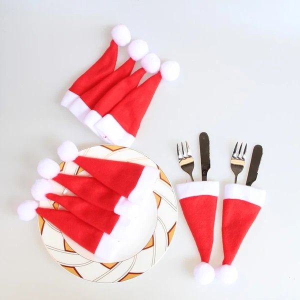 Santa Hat Bestecktasche