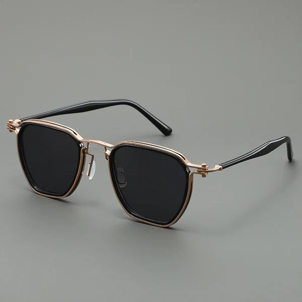 Damen stilvolle Sonnenbrille mit kantigem Design und UV-Schutz