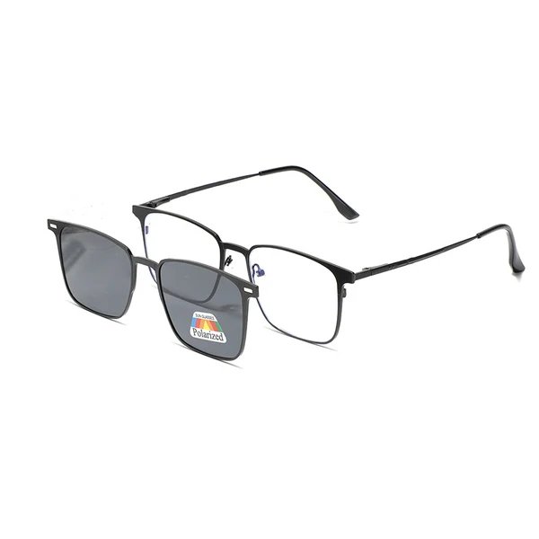 Damen modische Sonnenbrille mit wechselbaren polarisierenden Gläsern