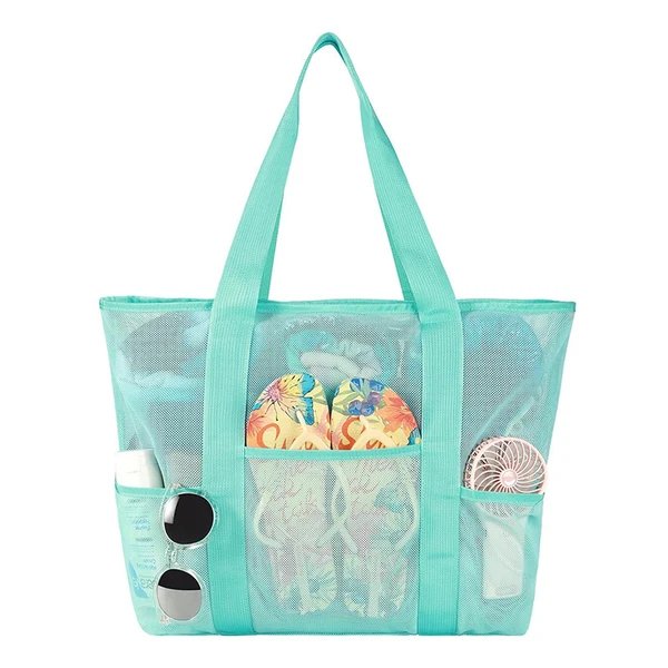 Multifunktionale Strandtasche mit Praktischen Netzfächern