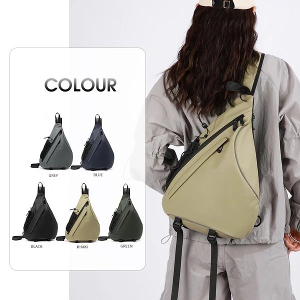 Ergonomische Sling-Schultertasche