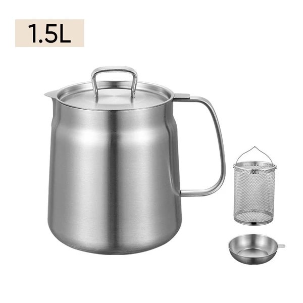 2-in-1 304 Edelstahl Multifunktionsölfiltertopf